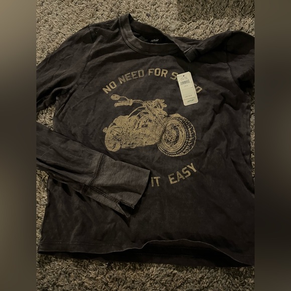 AERIE LONG SLEEVE TEE NWT - Picture 3 of 5